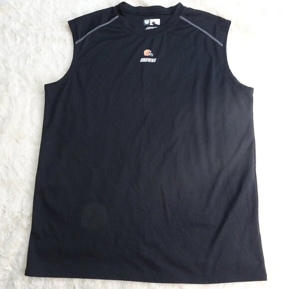 NFL Cleveland Browns Black Tank Top Shirt Large - Picture 1 of 4